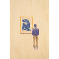 Carte en bois people at museum Matisse W