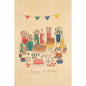Carte en bois petit gramme HB W
