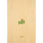 Carte en bois petit gramme bisous W
