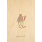 Carte en bois petit gramme bon anniv W