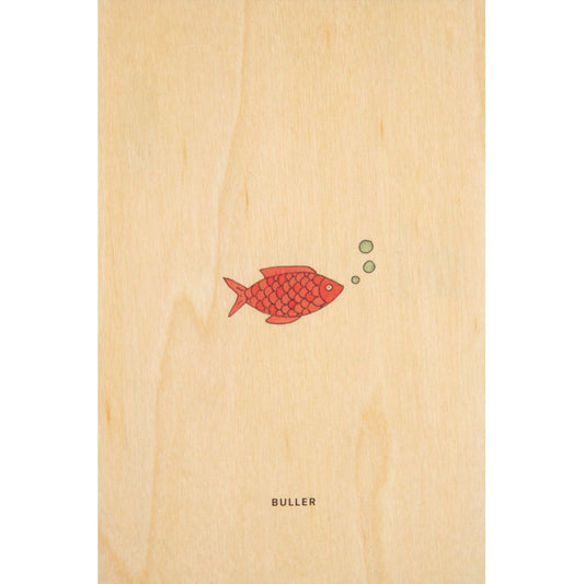 Carte en bois petit gramme buller W