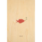 Carte en bois petit gramme buller W