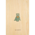 Carte en bois petit gramme chouette W