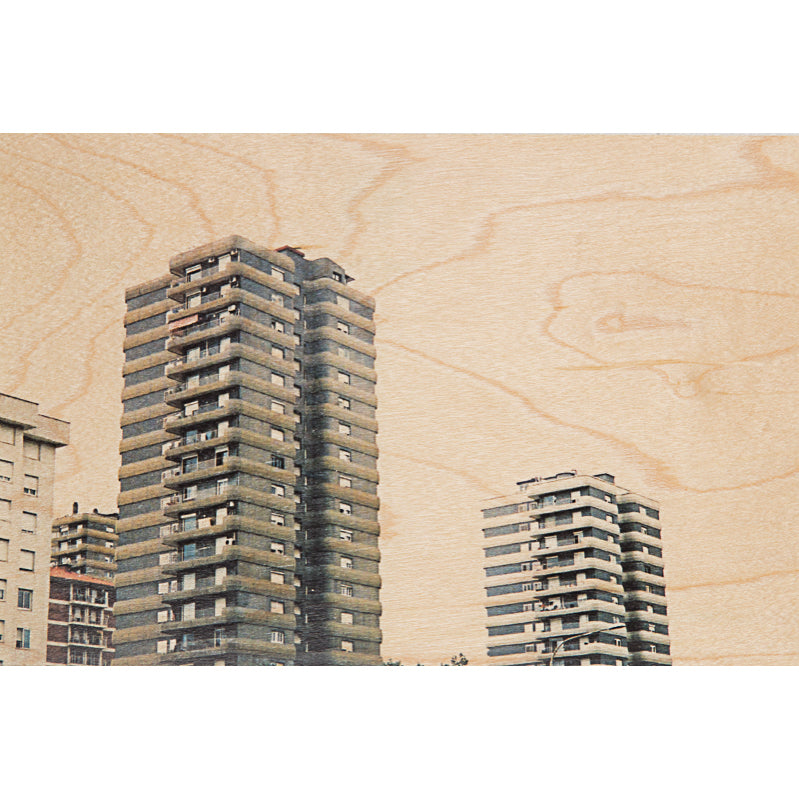 Wood postcard photos buildings W