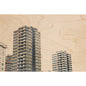 Wood postcard photos buildings W