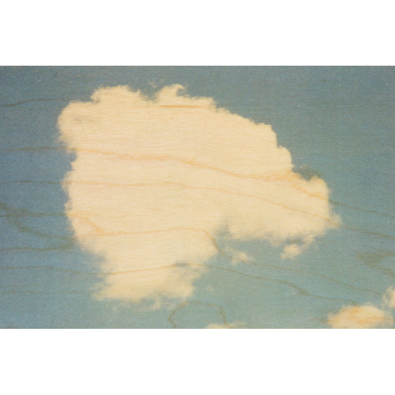 Wood postcard photos nuage W
