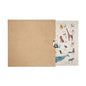 Poster 45T en bois abc abecedary W