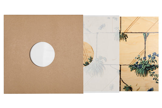 Poster 33T en bois BNF papiers peints mur W