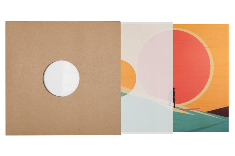 Poster 33T en bois dreams surfing W