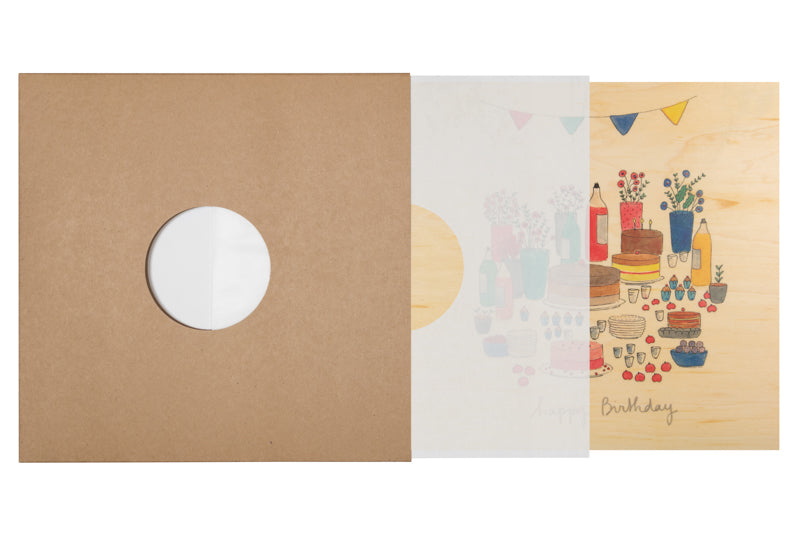 Poster 33T en bois petit gramme HB W