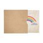 Poster 45T en bois Miami rainbow W
