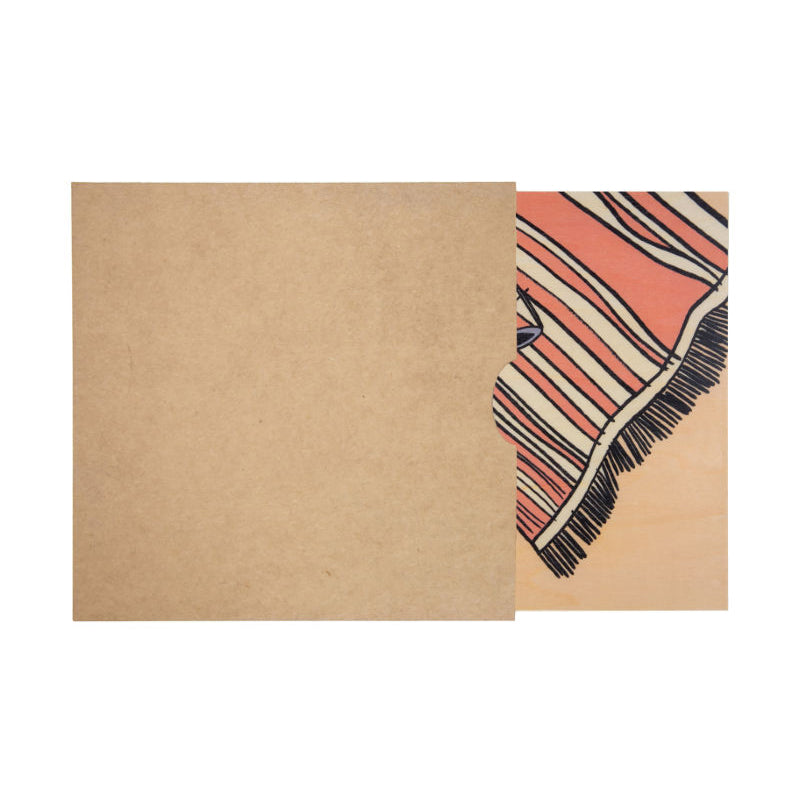 Poster 45T en bois holidays towel W