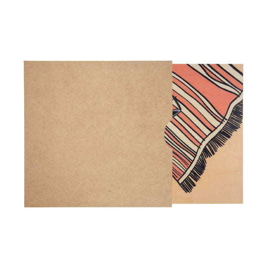 Poster 45T en bois holidays towel W