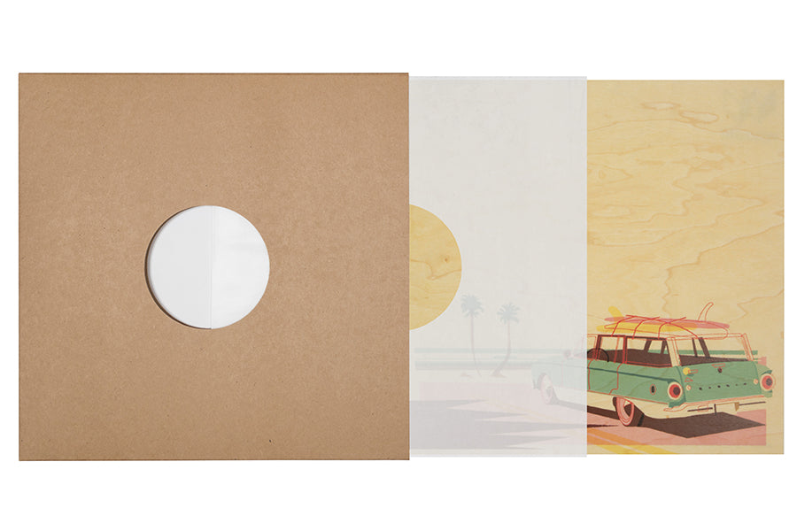 Poster 33T en bois voyage Turks and Caicos W