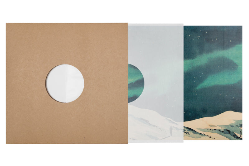 Wood 12in poster en bois winter night W