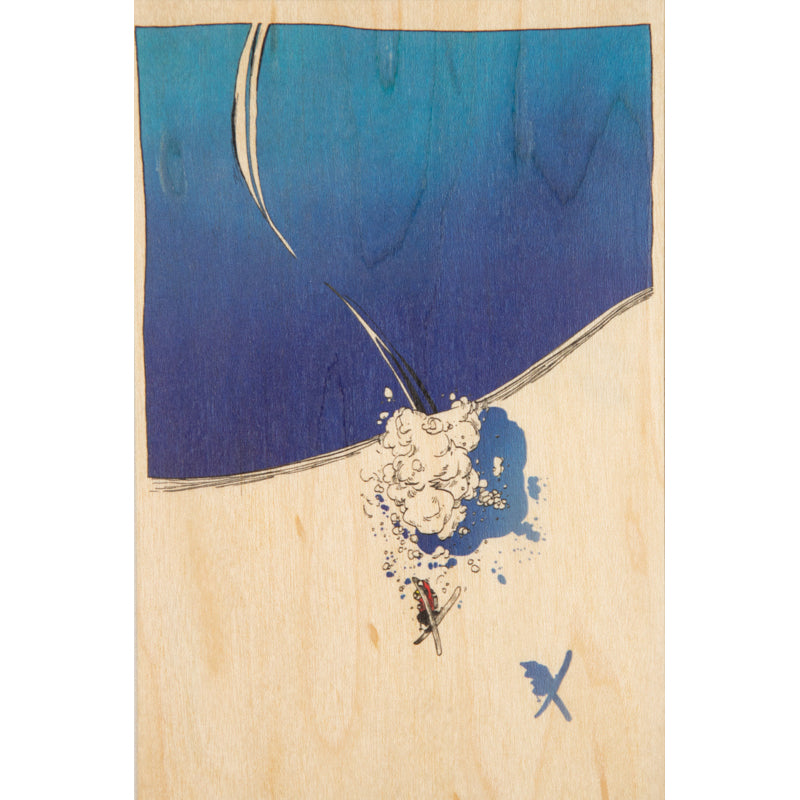 Carte en bois ride big jump W