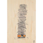 Wood postcard ride bus W