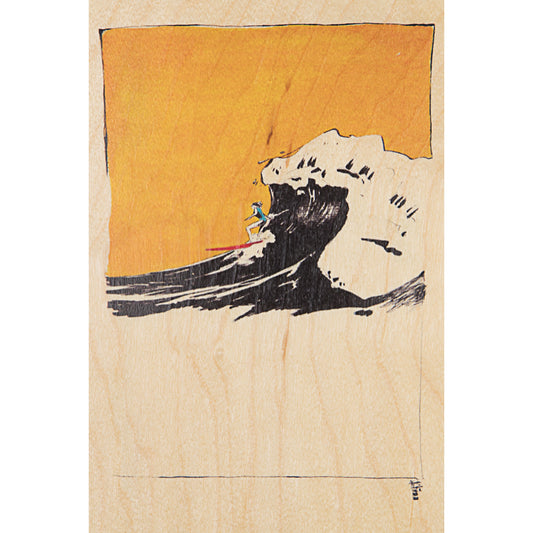 Carte en bois ride catch W