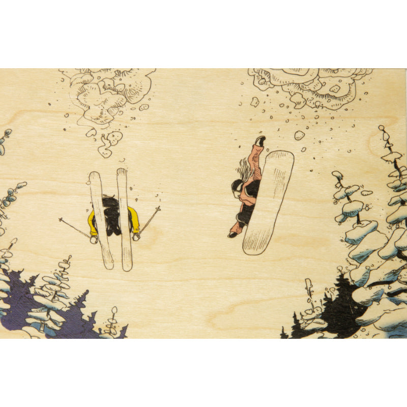 Carte en bois ride duet W