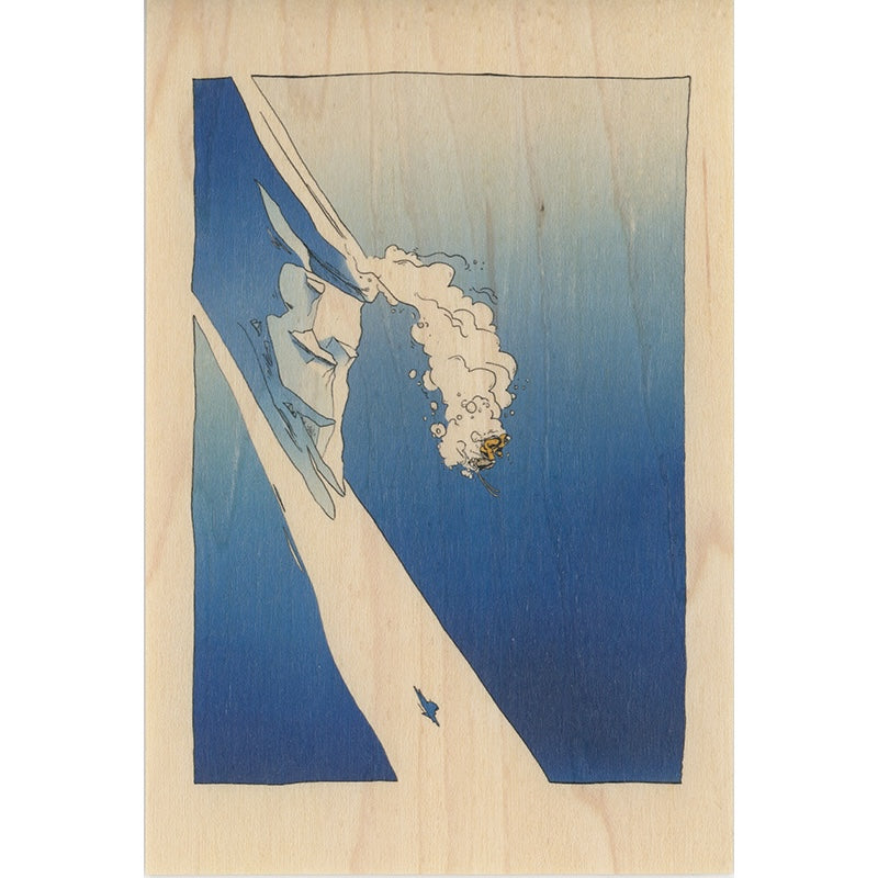 Carte en bois ride full send W