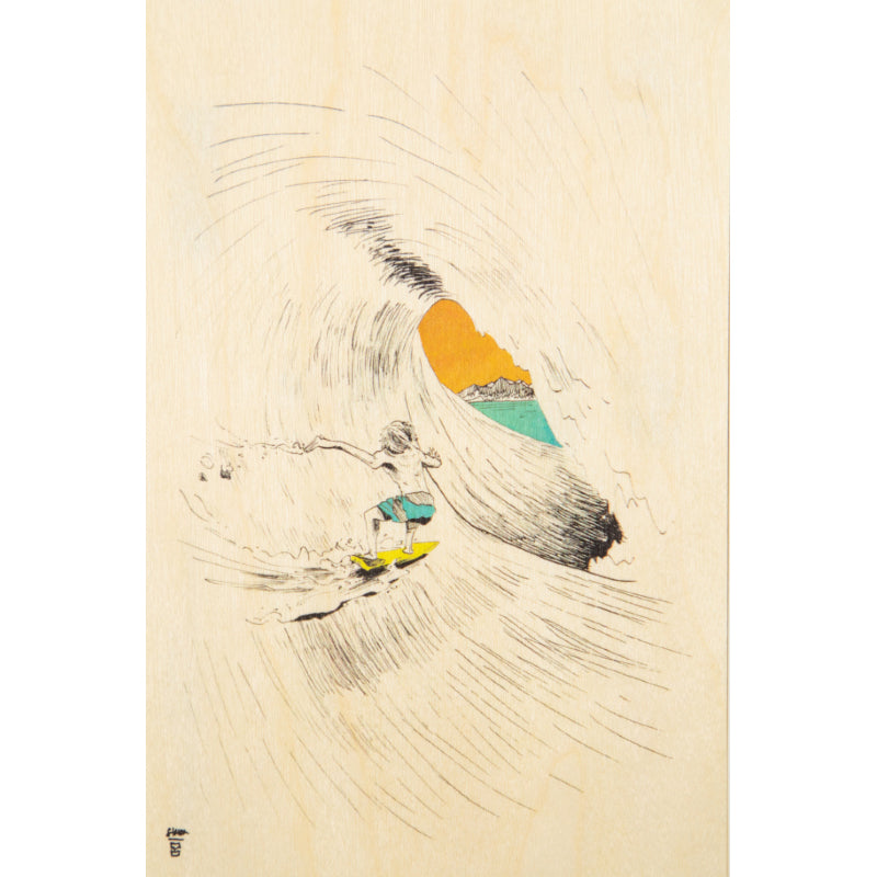 Carte en bois ride inside W