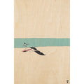 Carte en bois ride long board W