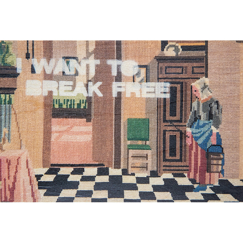 Carte en bois slogans free W