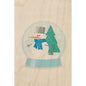Carte en bois snow globes snowman W
