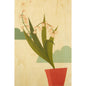 Wood postcard tea time muguet W
