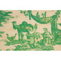 Carte en bois toile de jouy 4 parties dromadaire W