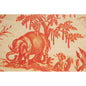 Carte en bois toile de jouy 4 parties éléphant W