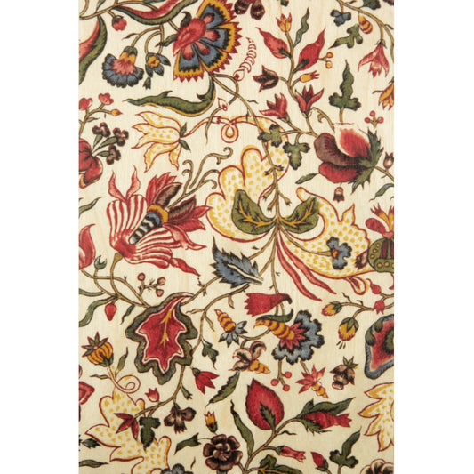 Carte en bois toile de jouy fantaisie indienne W