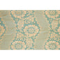 Carte en bois toile de jouy fleurs turquoise W