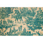 Carte en bois toile de jouy meunier vert W
