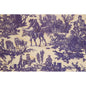 Carte en bois toile de jouy meunier violet W