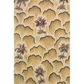 Wooden card with toile de jouy floral pattern W