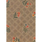 Wood postcard toile de jouy semi floral W