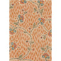Carte en bois toile de jouy bleuets W
