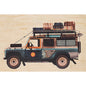 Wood postcard travel 4X4 W