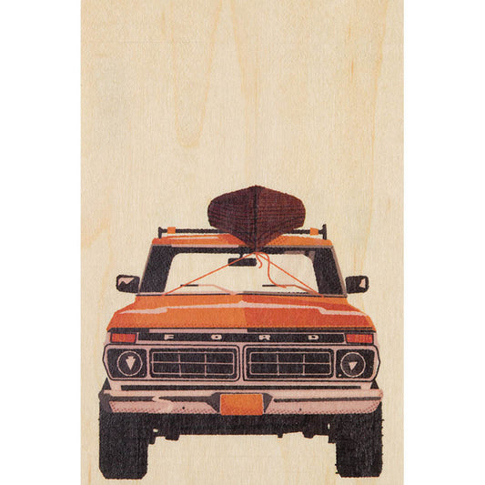 Carte en bois travel pick-up W