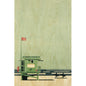 Carte en bois voyage lifeguard station W