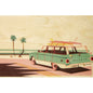 Wood postcard voyage Turks and Caicos W