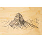 Wood postcard winter Cervin W