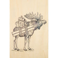 Carte en bois winter elan W