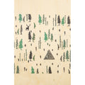 Wooden map winter forest W