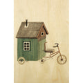 Carte en bois winter home on wheels W