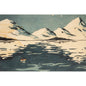 Wood postcard winter lake W