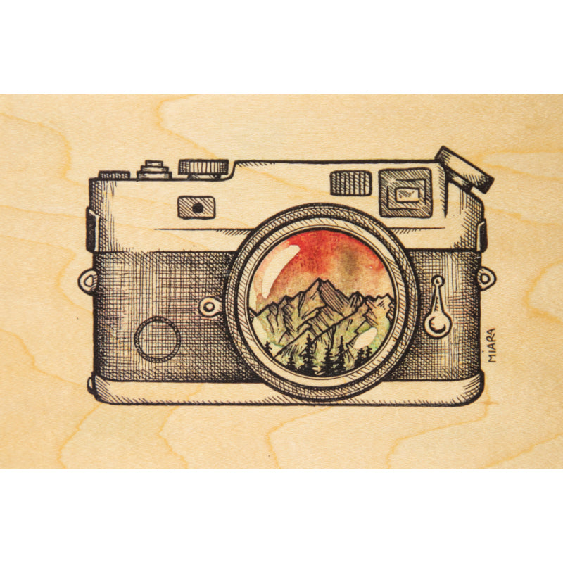 Wooden map winter objective W