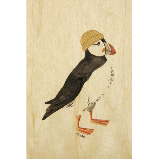 Carte en bois winter scoter W