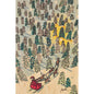 Carte en bois wishes Santa W
